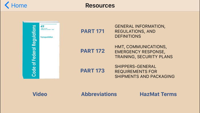 Hazmat Training General Awareness/Familiarization