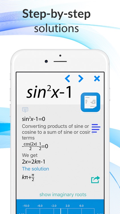 Photo solver of math problems