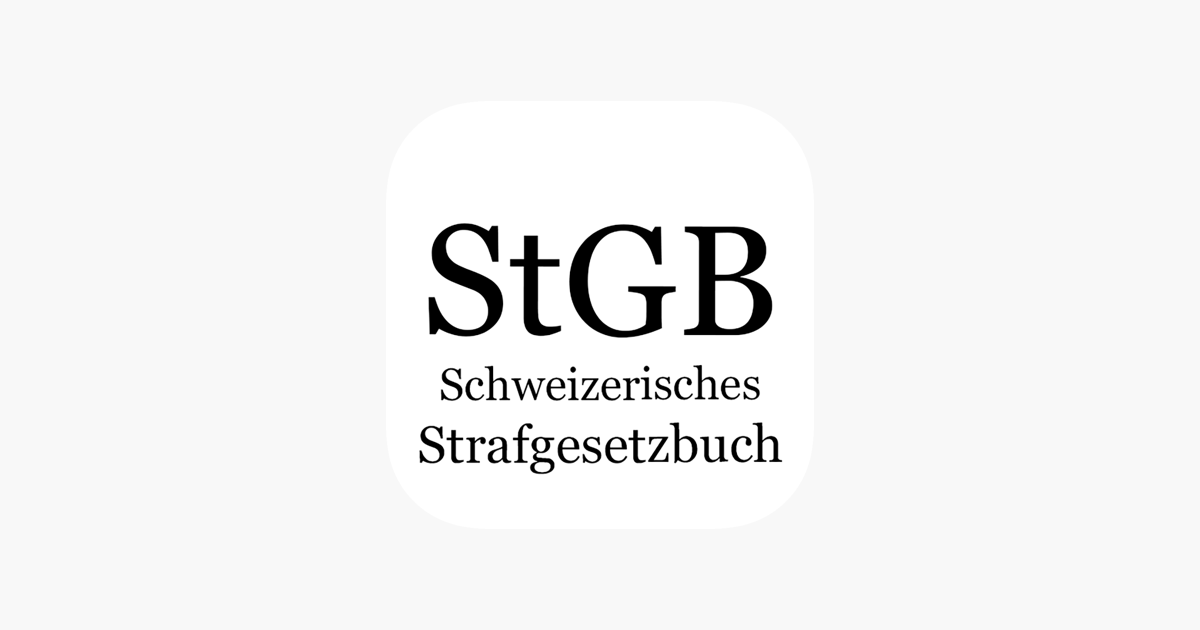 Stgb Schweizerisches Strafgesetzbuch Im App Store