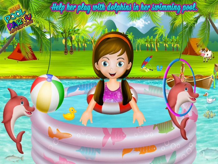 孩子们 泳池派对 冒险