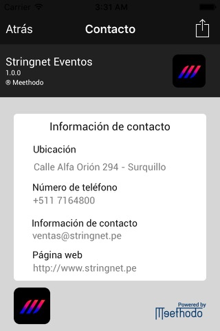 Stringnet Eventos screenshot 2