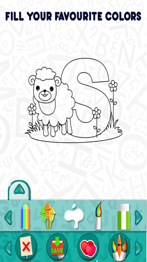 Letters Kids Coloring Book Pro(圖3)-速報App