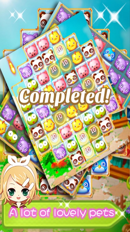 Pets Match-3 Puzzle 2017:Free Blast Pop Games