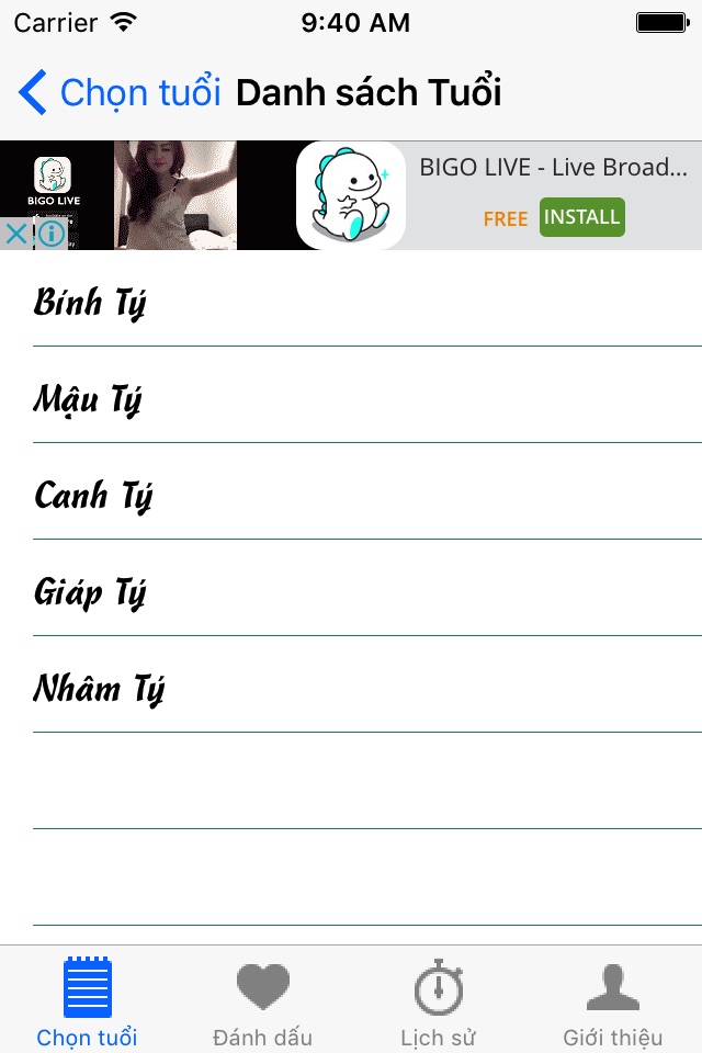 Chọn Tuổi Vợ screenshot 2