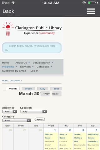 Clarington Public Library screenshot 4