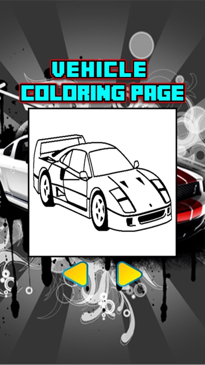 Vehicles & Car Coloring Book for Kids and toddlers