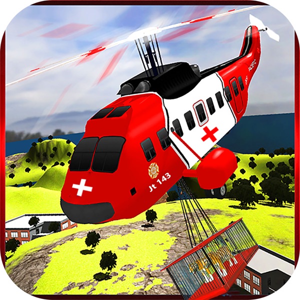 Heli-copter Flying Simulator : Forest Rescue Game