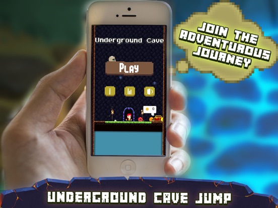 Screenshot #4 pour Underground Cave - Sauter pour échapper en pixel q