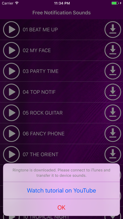 Free Notification and SMS Sounds - Best Ringtones screenshot 4