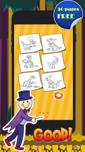 Dinosaur Painting Color For Kindergarten Fun Game(圖3)-速報App