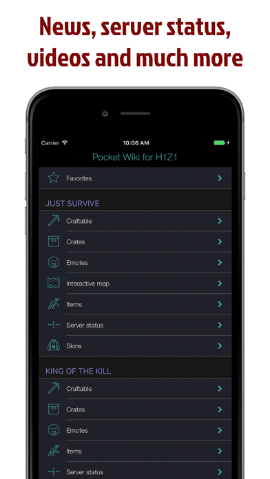 Pocket Wiki for H1Z1のおすすめ画像5