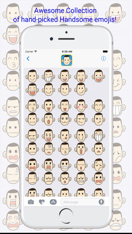 Handsome Guy Emoji - Handsome Guy Emojis Keyboard