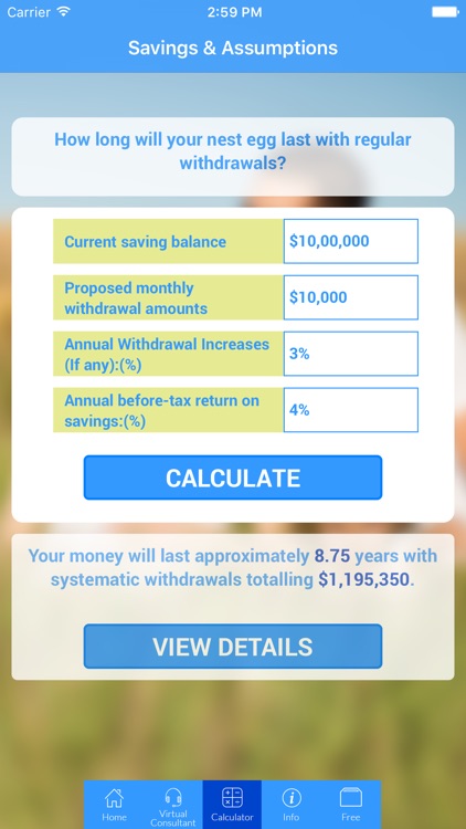 The Formula Retirement App