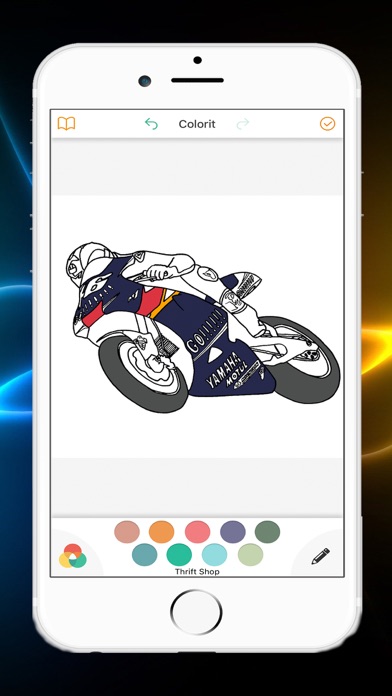How to cancel & delete Motorcycle Racing Coloring Book For Kids from iphone & ipad 4