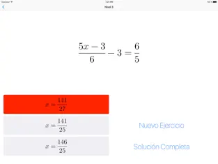 Screenshot 1 Ecuaciones Lineales iphone