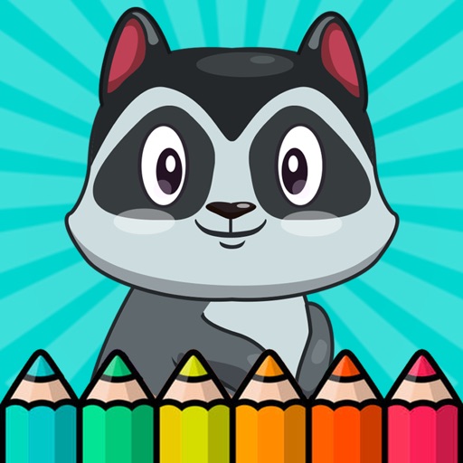 Kids Coloring Book! Draw, Color & Paint Sparkles icon