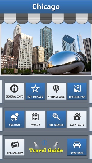 Chicago Offline Map City Guide(圖1)-速報App
