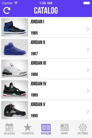 Sneaker Crush - Release Dates screenshot 4