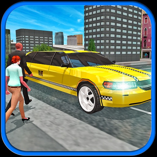 Limo Taxi Driver. Passengers Transport Simulator.