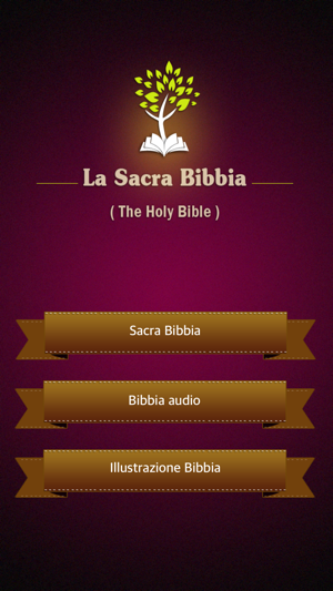 Italian Bible- La Sacra Bibbia con Audio(圖1)-速報App