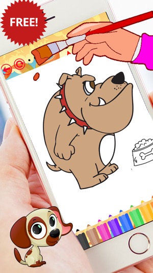 Cute Dogs Coloring book For Kid