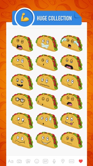 TacoMoji - taco emoji & stickers keyboard app(圖2)-速報App