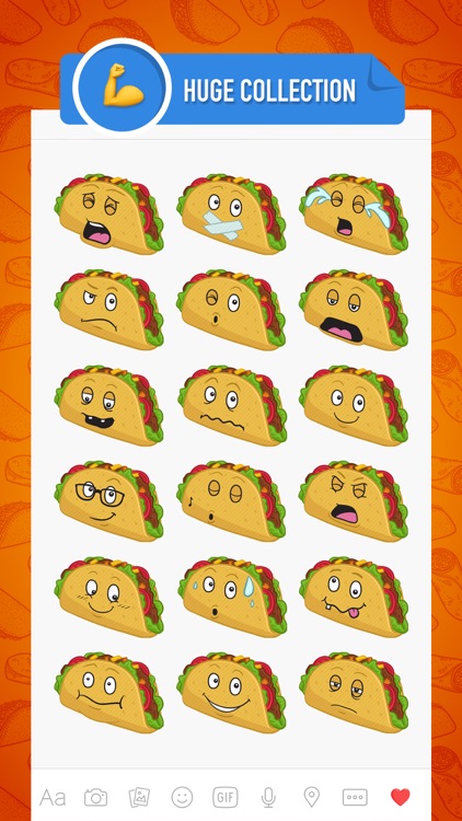 TacoMoji - taco emoji & stickers keyboard app