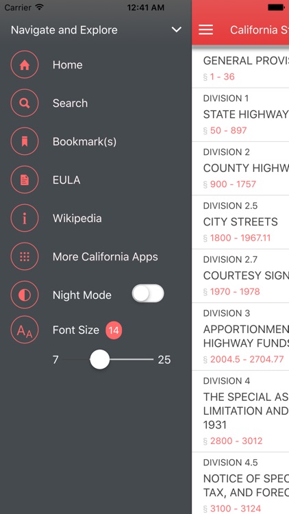 California Streets and Highways Code screenshot-4