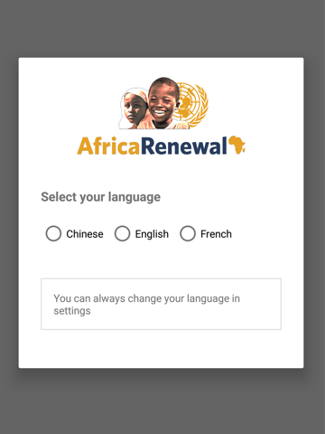 UN Africa Renewal Magazine - náhled