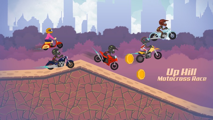 Up Hill Motocross Race