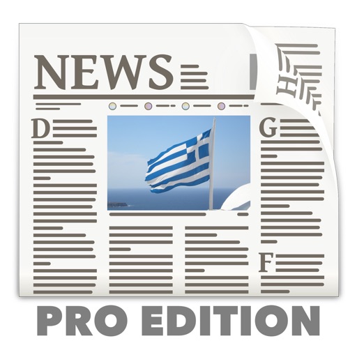 Greek News in English & Greece Radio Pro icon