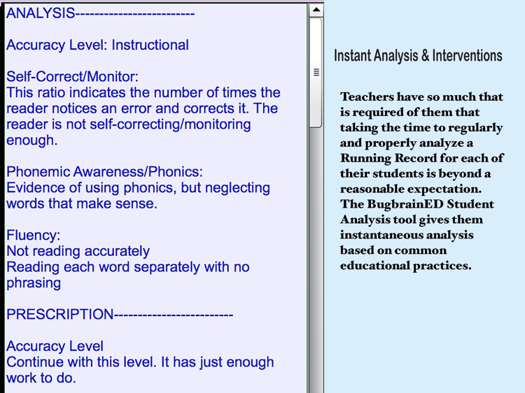 Student Reading Analysis 2 screenshot-3