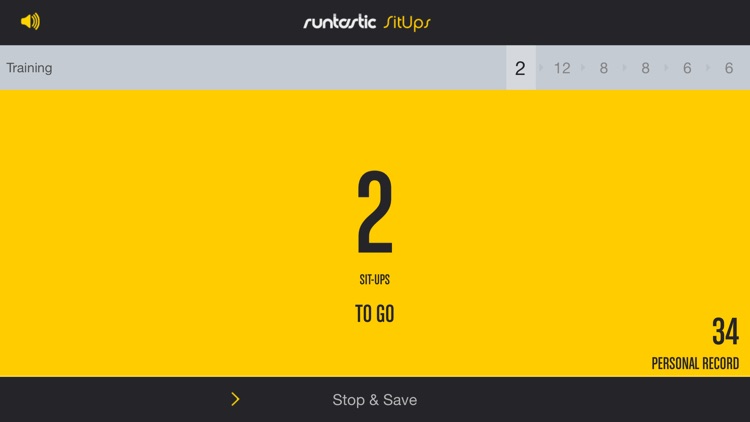 Runtastic Sit Ups: Abs Trainer & Counter