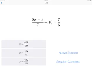 Imágen 3 Ecuaciones Lineales iphone