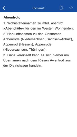 Dictionary of German family names(圖3)-速報App