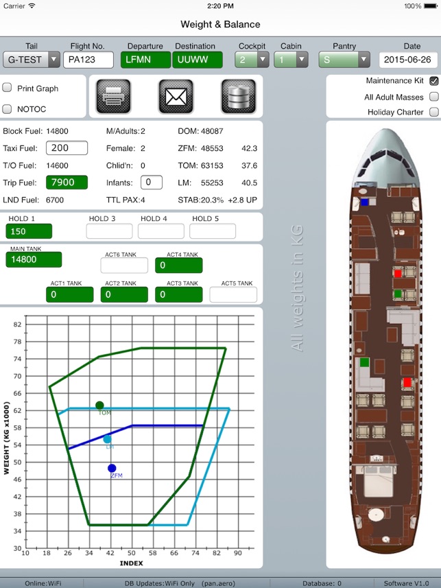 Pan Aero Weight and Balance A320 Family(圖2)-速報App