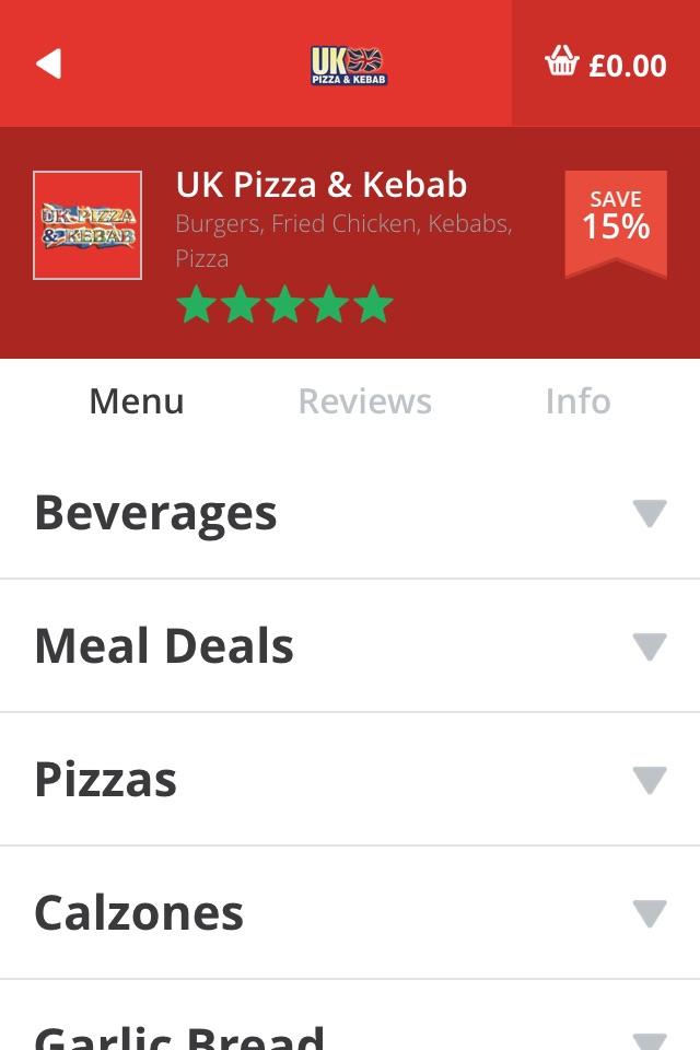 UK Pizza & Kebab S72 screenshot 3