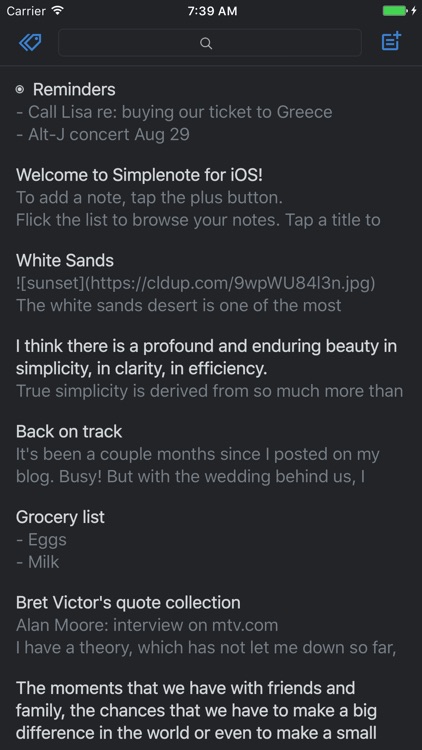 Simplenote screenshot-4