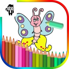 Activities of Butterfly Kids Coloring Book