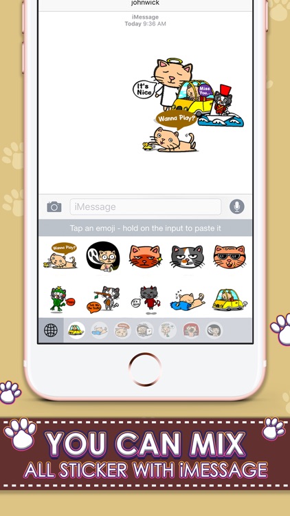 Crazy Catz Stickers Emoji Keyboard By ChatStick
