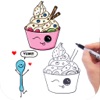 How to Draw Cute Foods for iPad