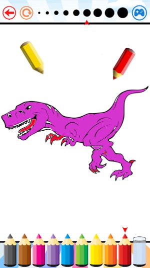 迪諾 染色 書 - 恐龍 畫畫 和 繪畫(圖1)-速報App