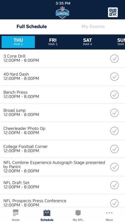 Fan Mobile Pass - NFL Combine