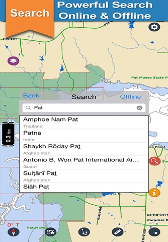 Pat Mayse GPS offline chart for lake & park trails screenshot 4