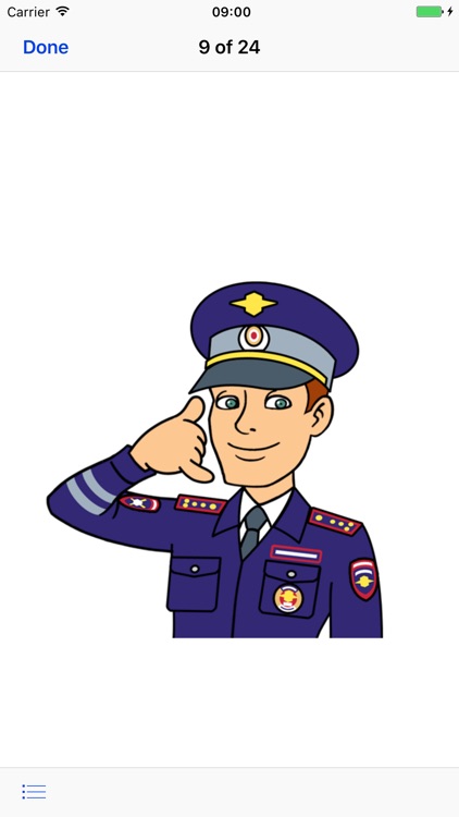 Police – stickers for iMessage screenshot-3