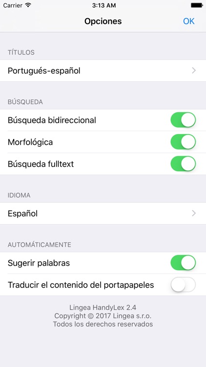 Lingea Portuguese-Spanish Advanced Dictionary screenshot-4