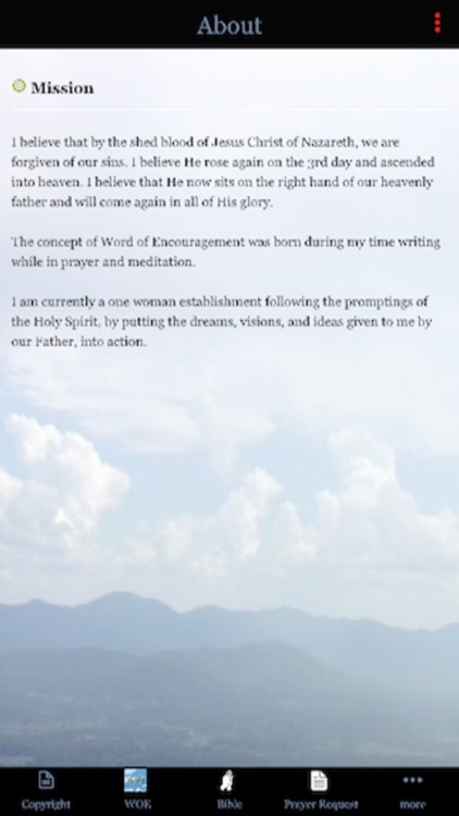 WORD OF ENCOURAGEMENT