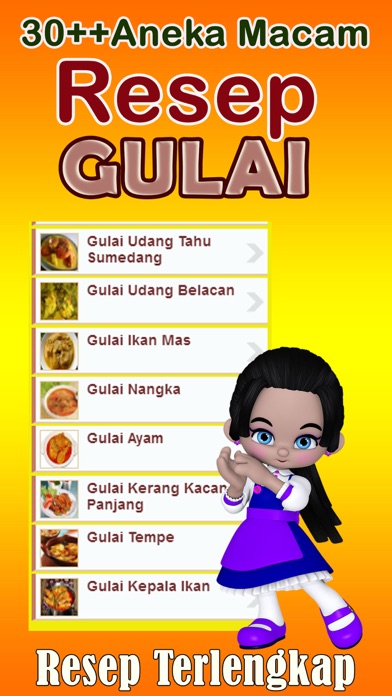 How to cancel & delete Aneka Resep Masakan Gulai from iphone & ipad 1
