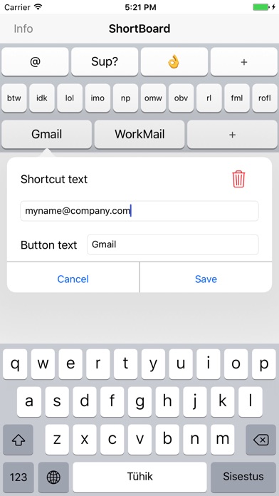 Shortcut Keyboard - ShortBoardのおすすめ画像1