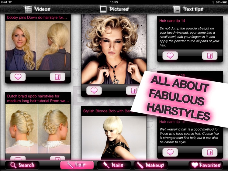 My Beauty Bible - Hair, Nails & Makeup screenshot-3